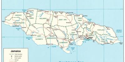 Jamaican hartă