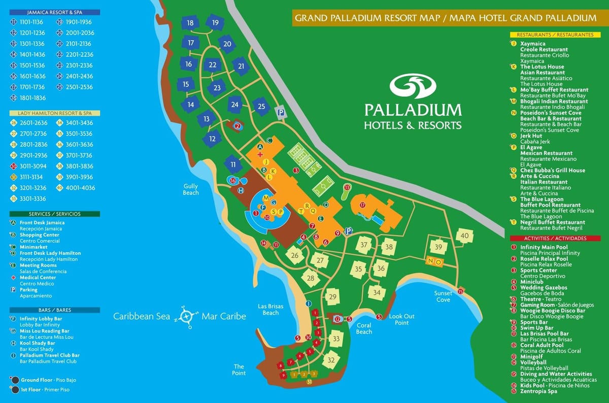 Harta grand palladium jamaica resort