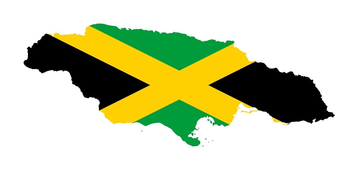Harta jamaica flag