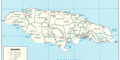 Harta black river jamaica