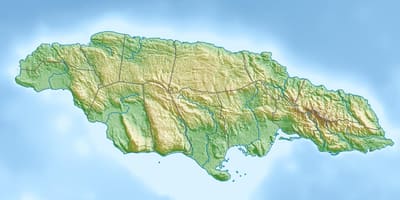 Harta 3d jamaica