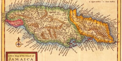 Harta veche jamaica