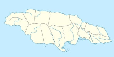 Harta jamaica arată râuri
