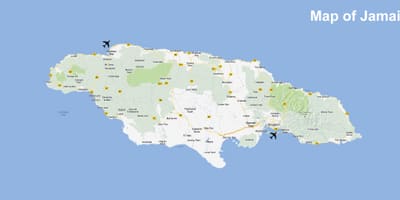Harta winnifred plaja jamaica